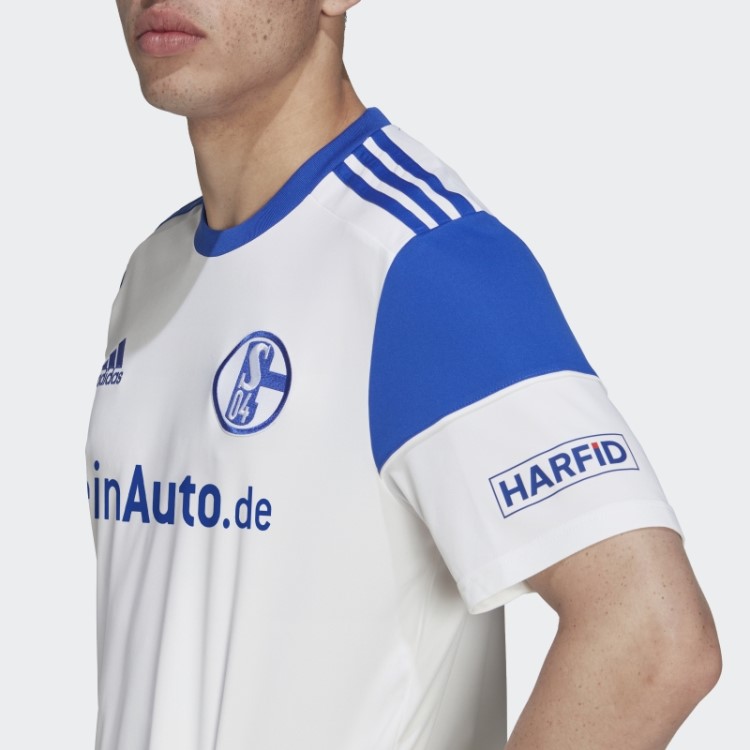 Camisa Branca Do Fc Schalke 04 22/23 Adidas
