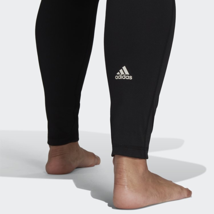 Leggings De Cintura Alta Essenciais Para Ioga (tamanho Grande) Preto Adidas