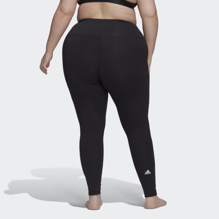 Legging Preta Adidas Yoga Essentials De Cintura Alta (tamanho Grande)