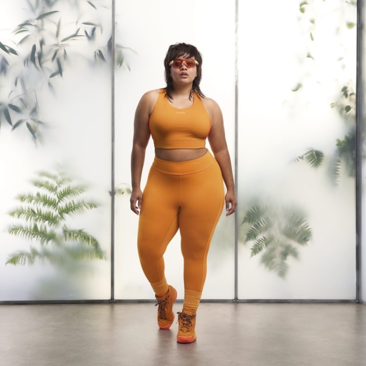 Sutiã Com Amarração Nas Costas Laranja Focus (tamanho Grande) Adidas