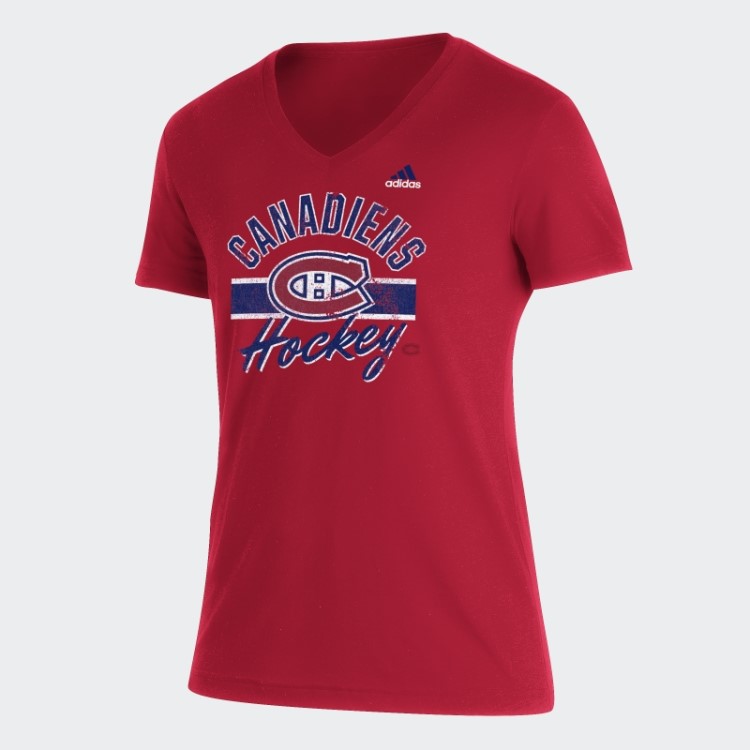 Camiseta Adidas Red Mel Canadiens Blend