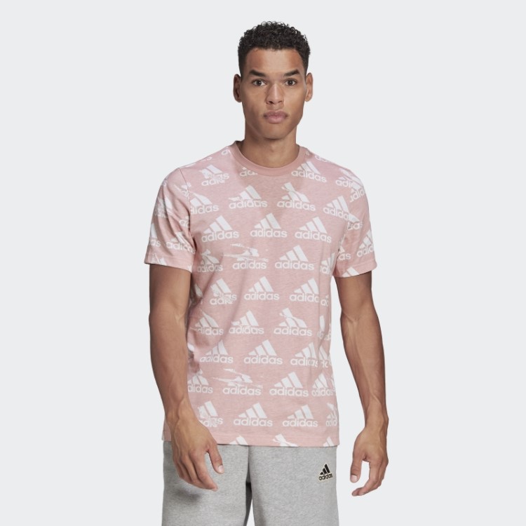 T-shirt Brandlove Essencial Adidas Malva