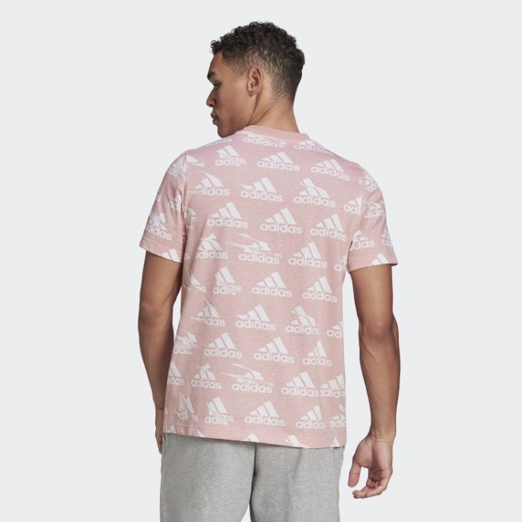 T-shirt Brandlove Essencial Adidas Malva