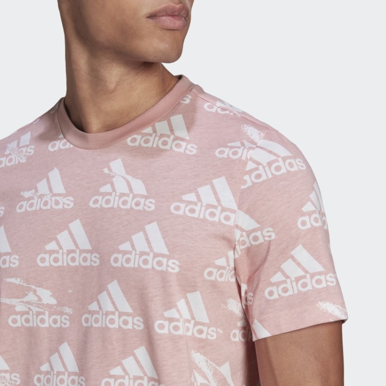 T-shirt Brandlove Essencial Adidas Malva