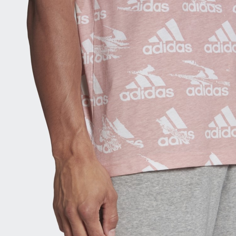 T-shirt Brandlove Essencial Adidas Malva