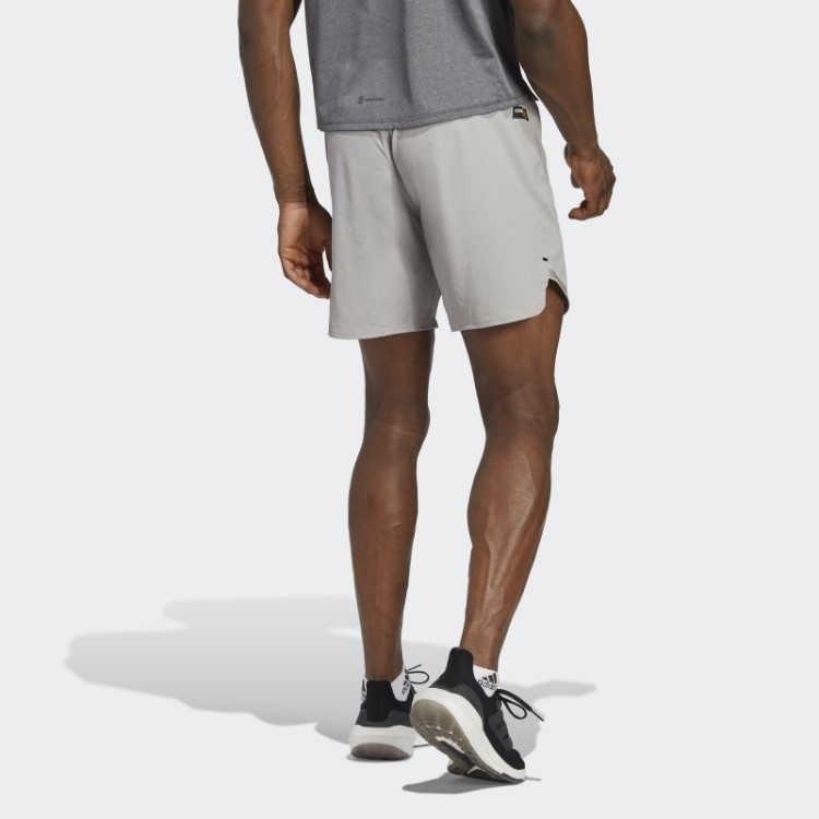 Bermuda Adidas Mgh Cinza Sólido Projetada Para Treinar Shorts De Treino Cordura