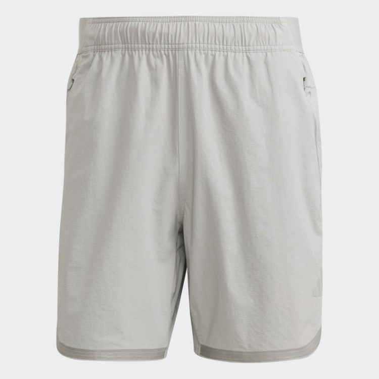 Bermuda Adidas Mgh Cinza Sólido Projetada Para Treinar Shorts De Treino Cordura
