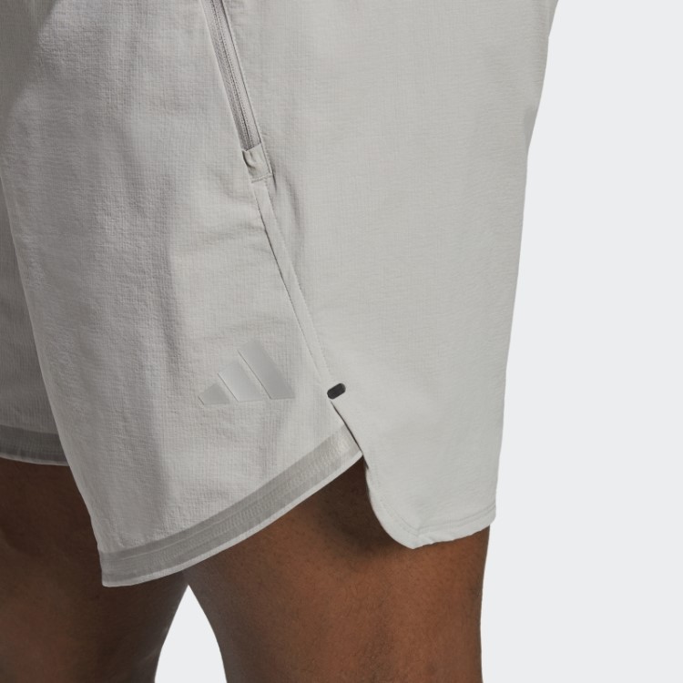 Bermuda Adidas Mgh Cinza Sólido Projetada Para Treinar Shorts De Treino Cordura