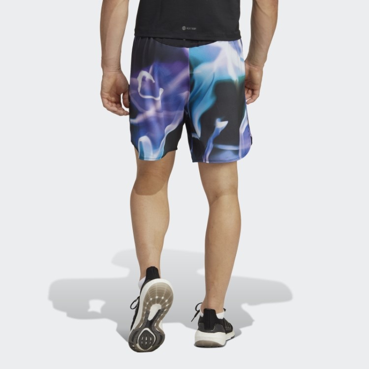 Violeta Projetado Para Treino Heat.rdy Hiit Bermuda Allover Estampada Adidas