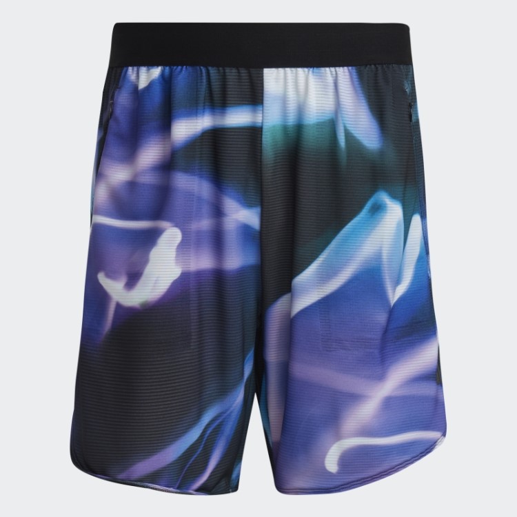 Violeta Projetado Para Treino Heat.rdy Hiit Bermuda Allover Estampada Adidas