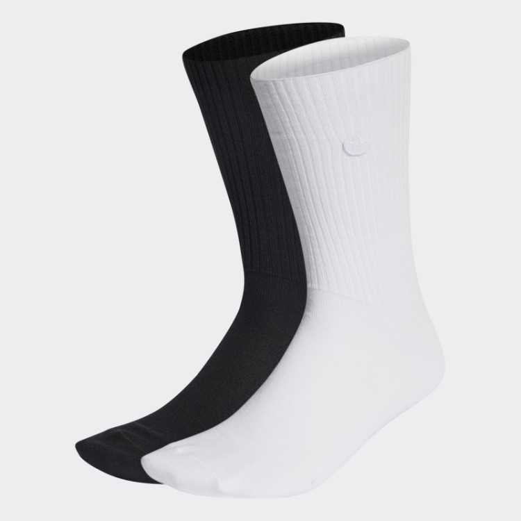 Meias Premium Essenciais Da Tripulação 2 Pares Adidas Branco