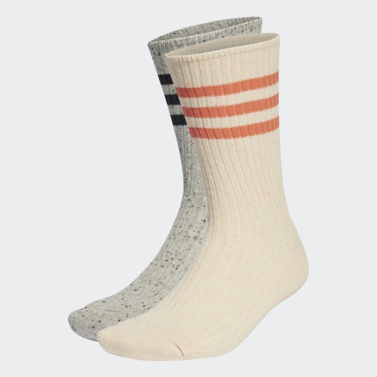 Meias Lounge Crew 2 Pares Multicoloridas Adidas