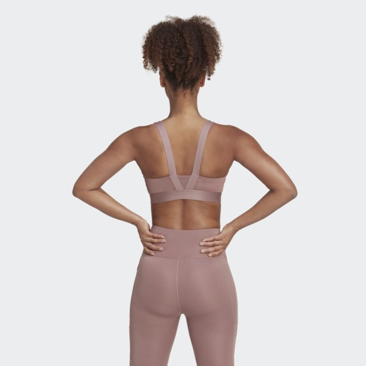 Sutiã De Circuito De Suporte Médio Powerreact Roxo Adidas