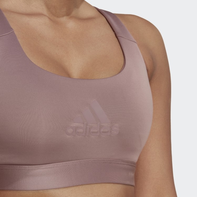 Sutiã De Circuito De Suporte Médio Powerreact Roxo Adidas