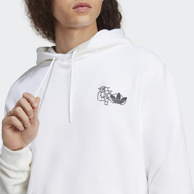 Gráficos Hack The Elite Moletom Branco Adidas