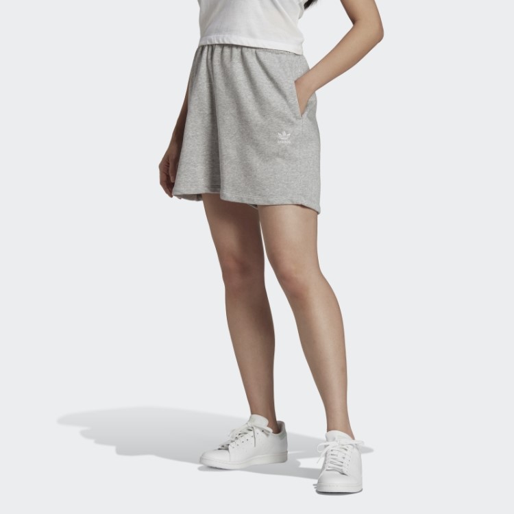 Adidas Adicolor Essentials Shorts French Terry Cinza Médio