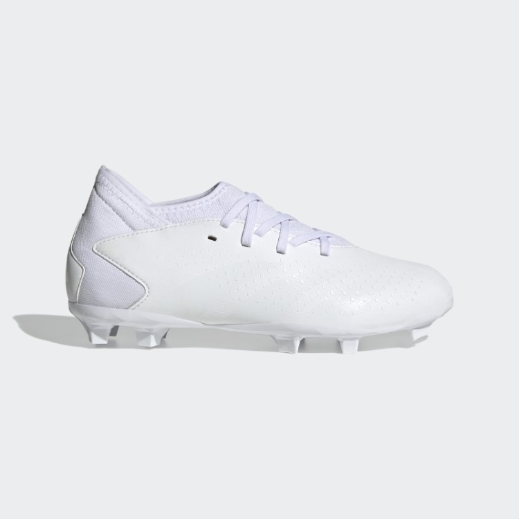 Precisão Do Predador Branco.3 Botas De Chão Firme Adidas