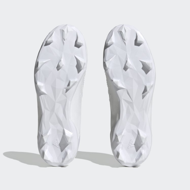Precisão Do Predador Branco.3 Botas De Chão Firme Adidas