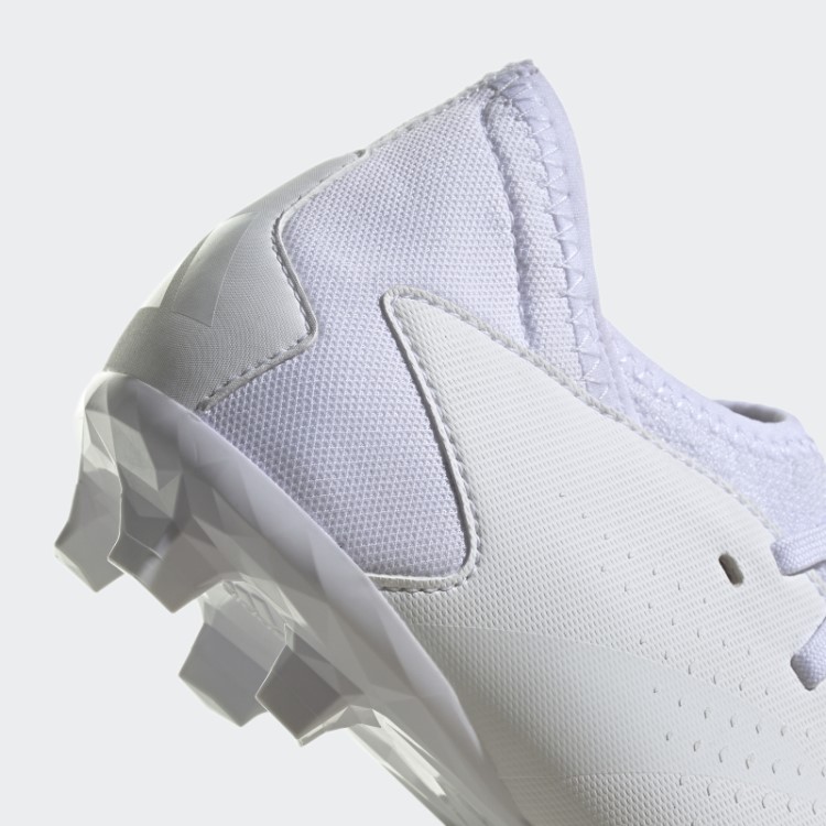 Precisão Do Predador Branco.3 Botas De Chão Firme Adidas
