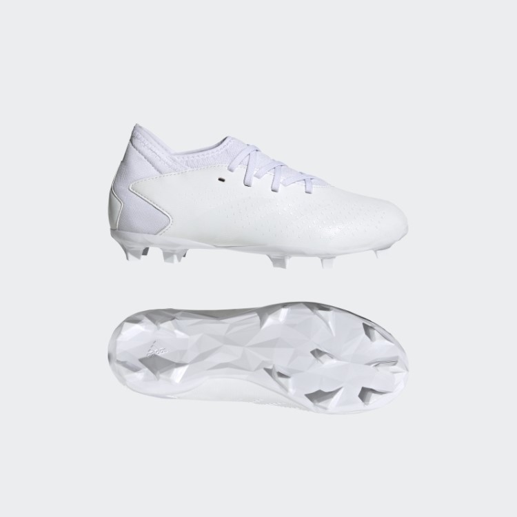 Adidas Predador Precisão.3 Chuteiras De Futebol De Solo Firme Moda Branca