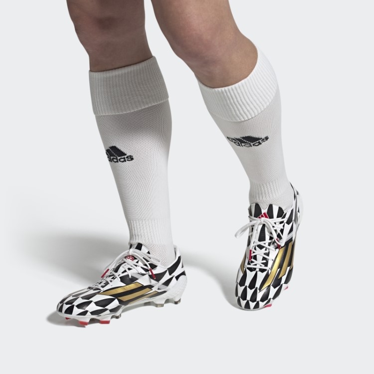 Bota Branca Adidas F50 Adizero Iv Para Terreno Firme