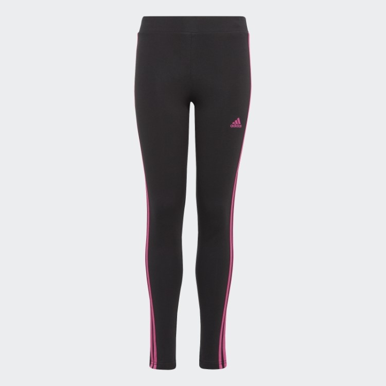 Meia-calça De Algodão Com As Três Listras Adidas Essentials Fúcsia