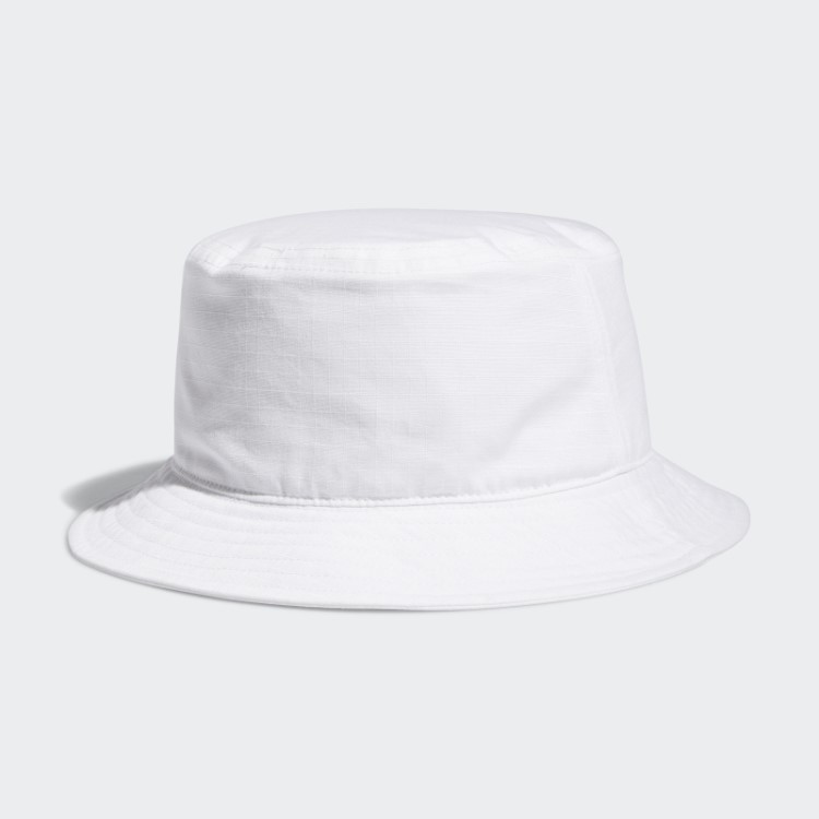 Adidas White Essentials Plus Bucket Hat
