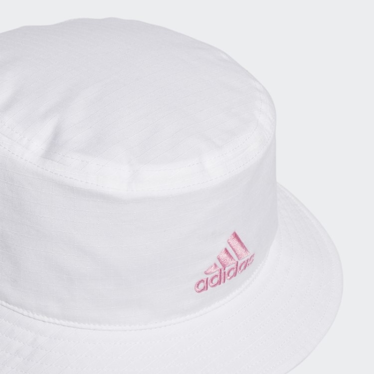 Adidas White Essentials Plus Bucket Hat