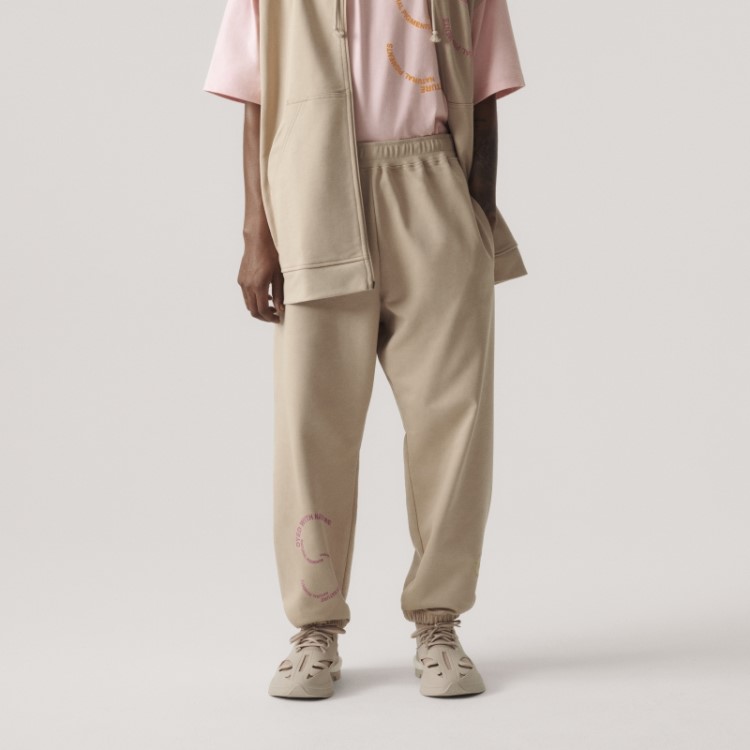 Calça De Moletom Esportiva Adidas By Stella Mccartney (gênero Neutro) F Moda Bege