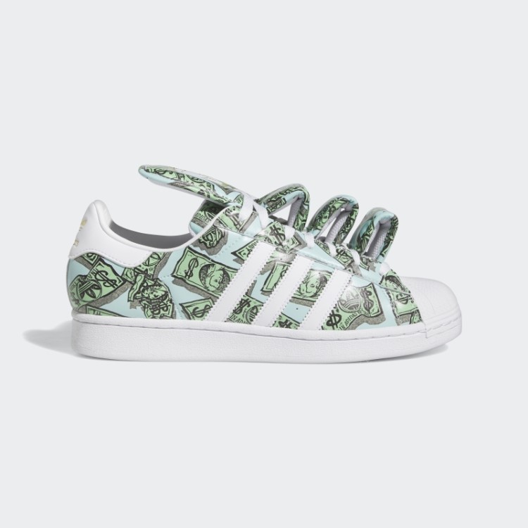 Tênis Branco Adidas Jeremy Scott Money Print Superstar