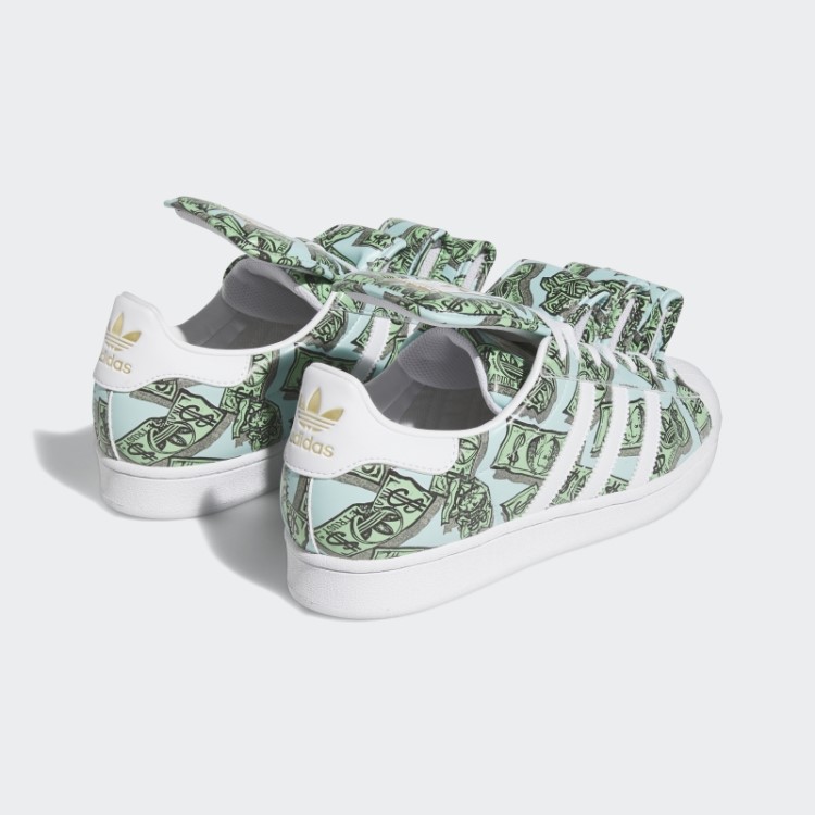 Tênis Branco Adidas Jeremy Scott Money Print Superstar