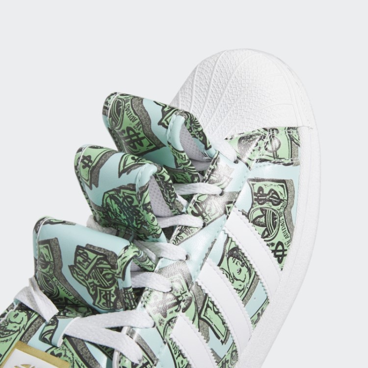 Tênis Branco Adidas Jeremy Scott Money Print Superstar