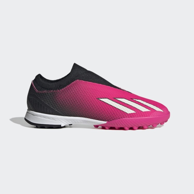 Rosa Adidas X Speedportal.3 Botas De Grama Sem Cadarço