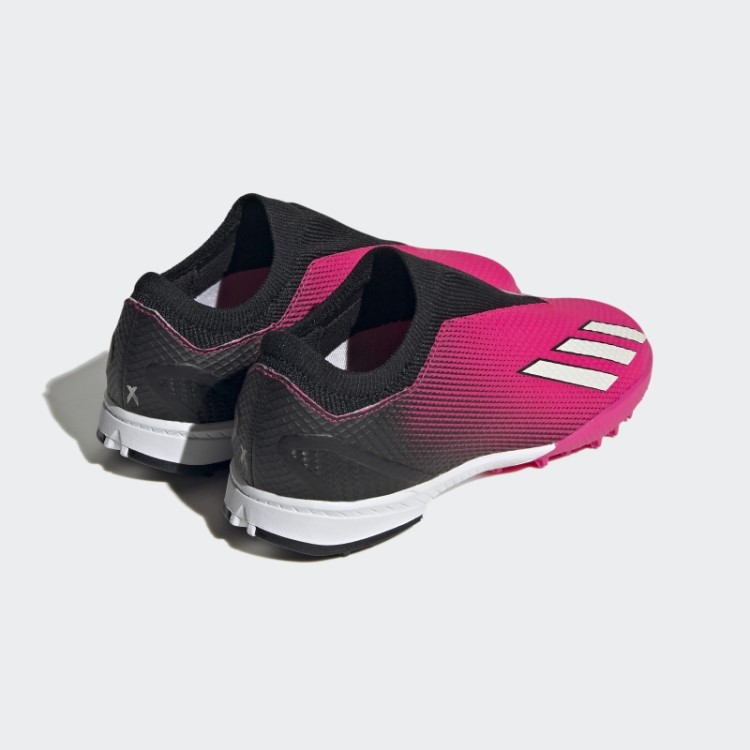 Rosa Adidas X Speedportal.3 Botas De Grama Sem Cadarço