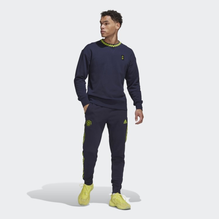 Adidas Manchester United Lifestyler Crew Sweatshirt Ink