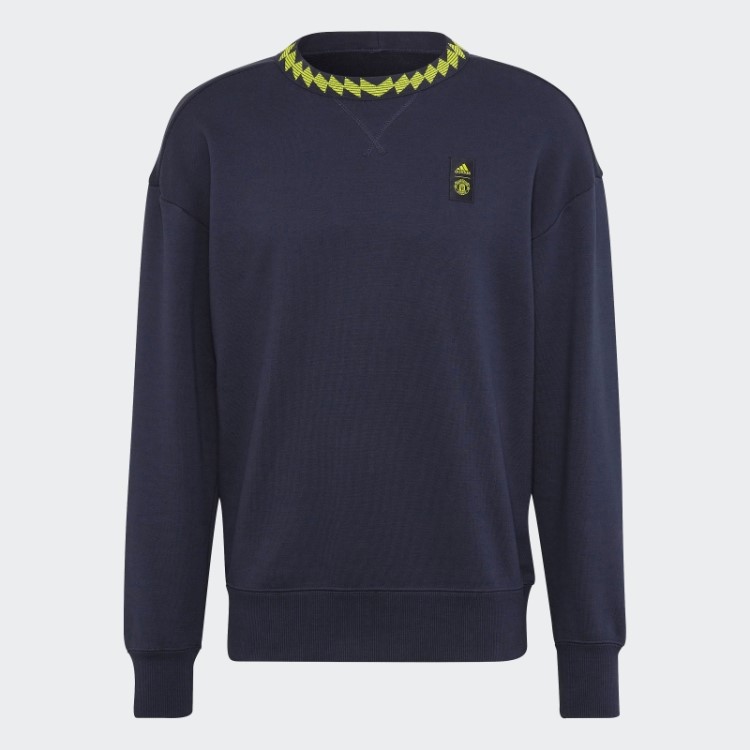Adidas Manchester United Lifestyler Crew Sweatshirt Ink