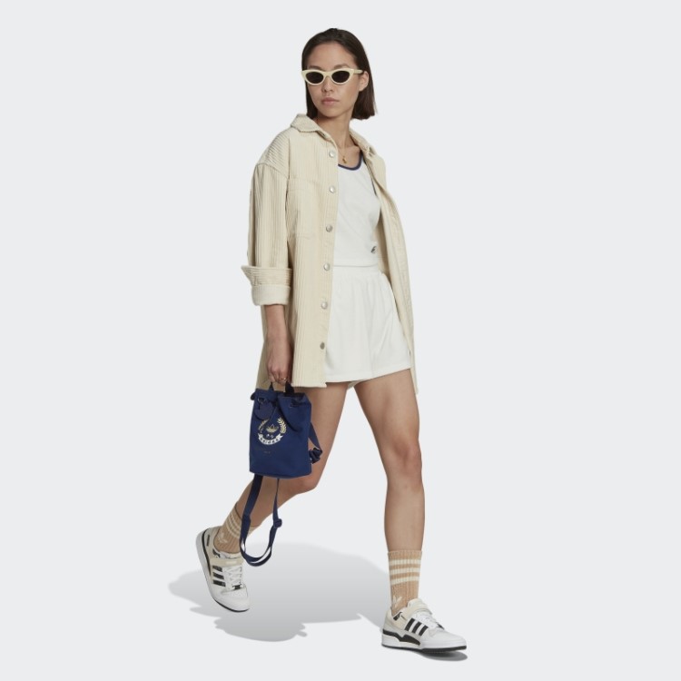 Regata Curta Toalha Felpuda Adidas Não Tingida