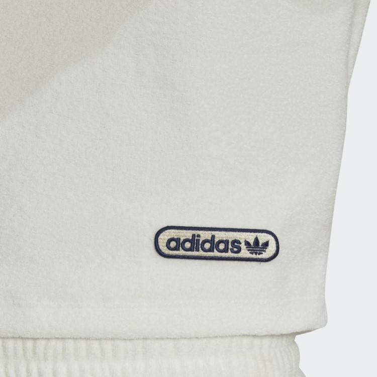 Regata Curta Toalha Felpuda Adidas Não Tingida