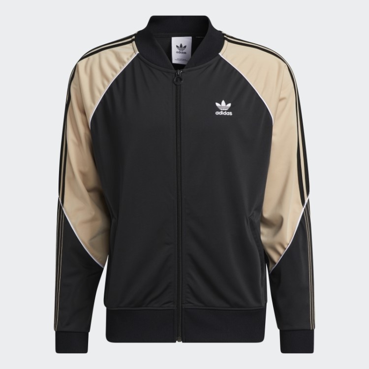 Tricoline Sst Track Top Preto Adidas
