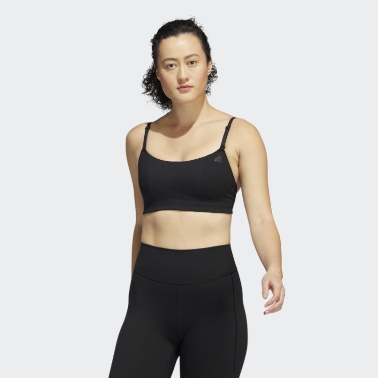 Moda De Sutiã Preto Adidas Yoga Studio Com Suporte De Luz