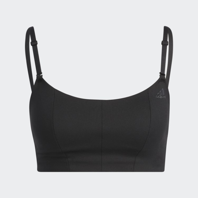 Moda De Sutiã Preto Adidas Yoga Studio Com Suporte De Luz