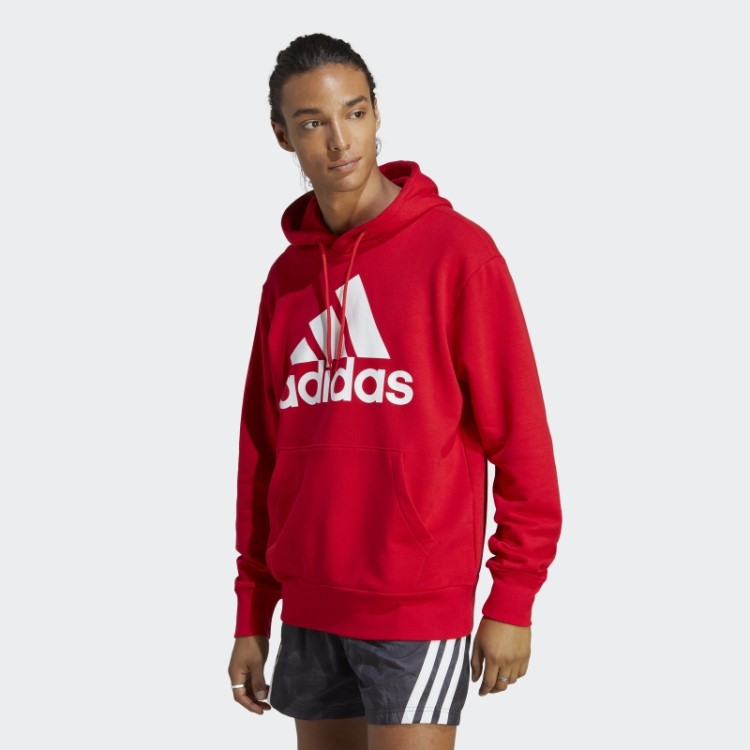 Essentials French Terry Big Logo Hoodie Scarlet Adidas