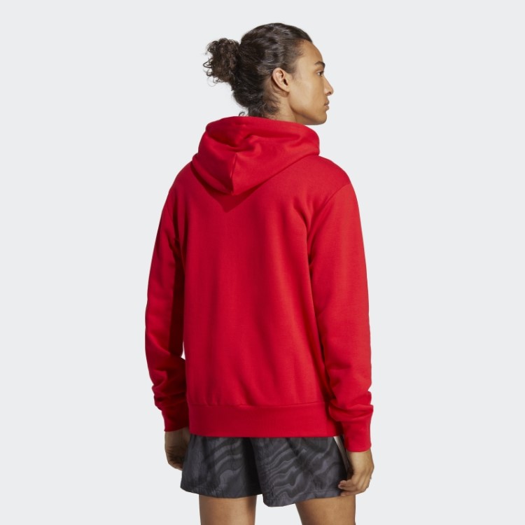 Essentials French Terry Big Logo Hoodie Scarlet Adidas