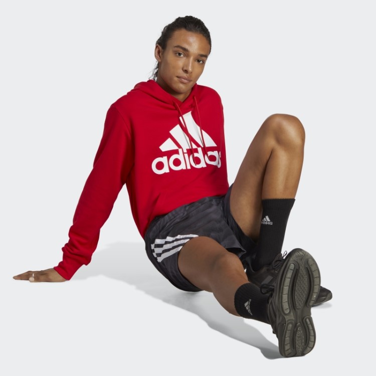 Essentials French Terry Big Logo Hoodie Scarlet Adidas