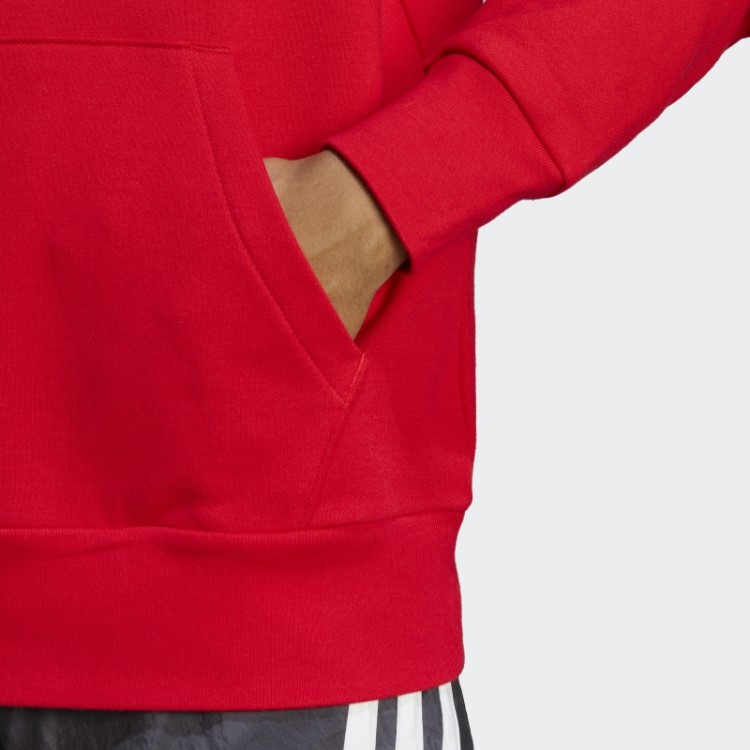 Essentials French Terry Big Logo Hoodie Scarlet Adidas