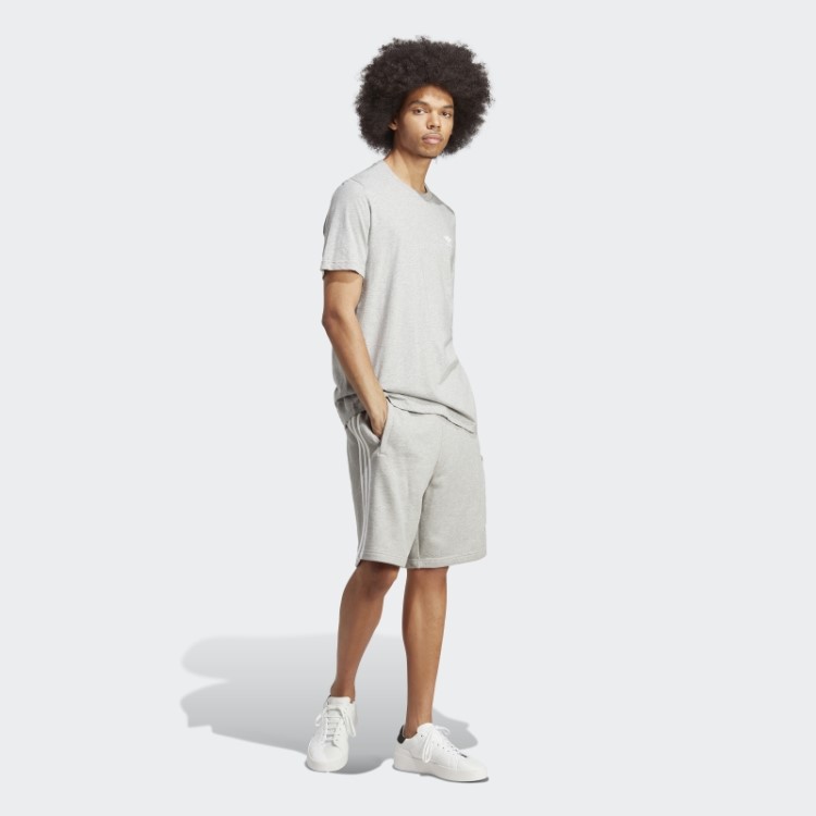 Camiseta Cinza Média Com Trevo Essencial Adidas Fashion