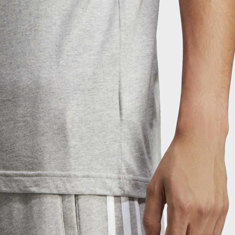 Camiseta Cinza Média Trefoil Essentials Adidas