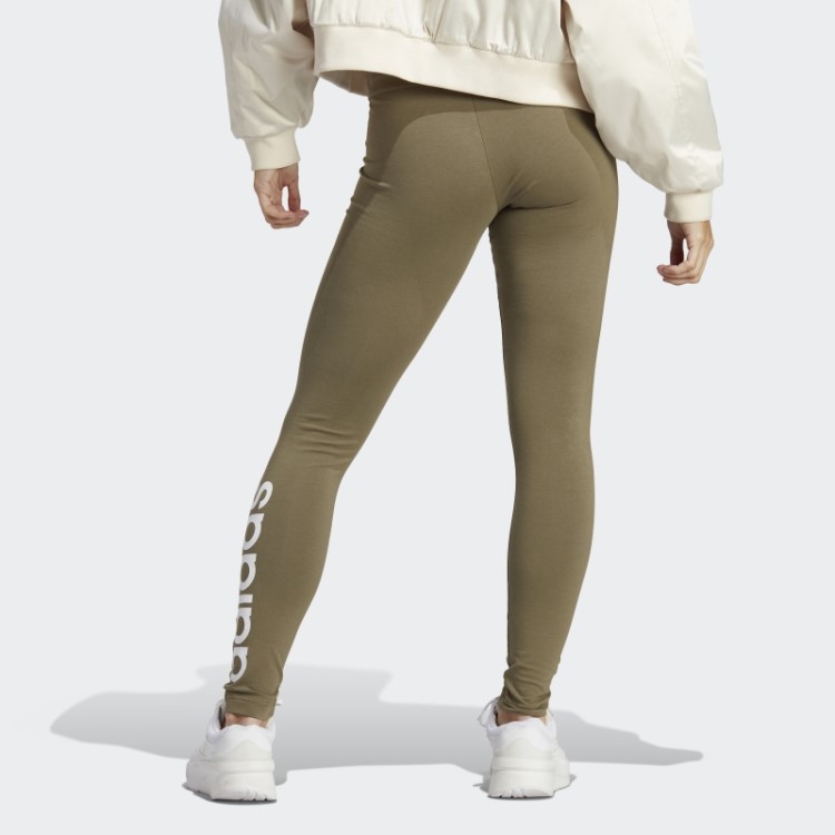 Legging Cintura Alta Com Logotipo Essencial Adidas