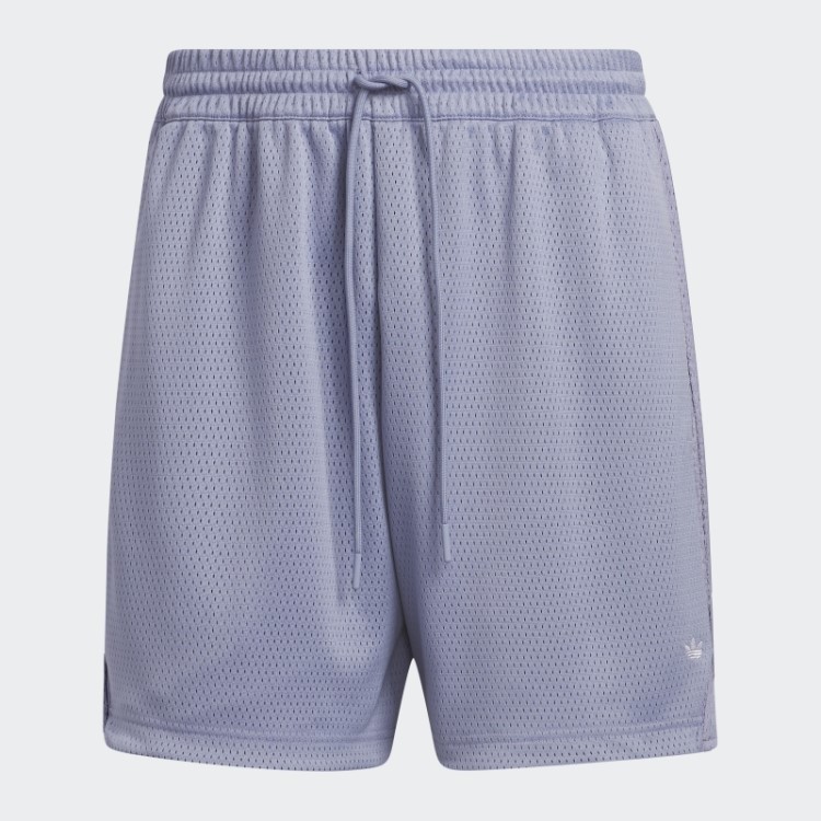Shorts De Basquete De Malha Violeta Prateada Adidas