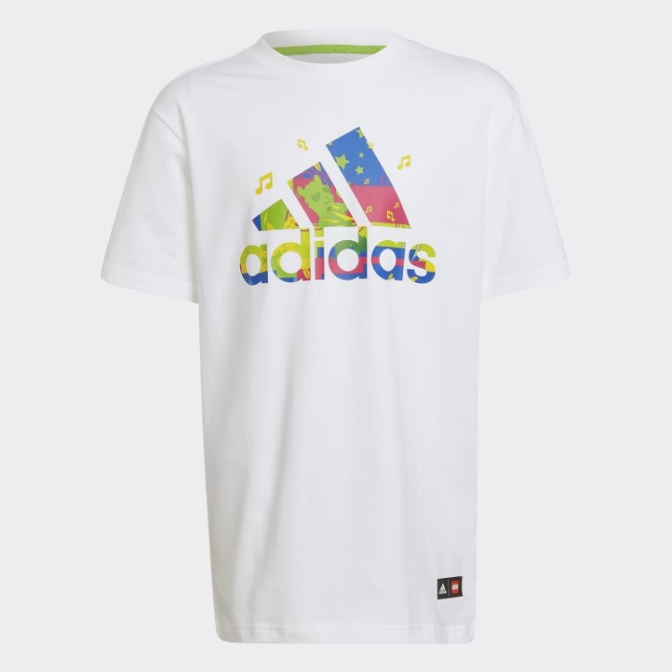 Camiseta Branca Quente Adidas X Lego Vidiyo